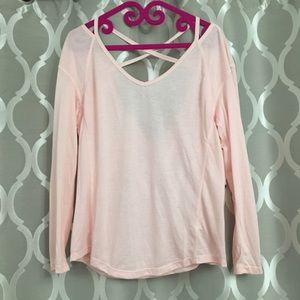 APANA pink strapped back top